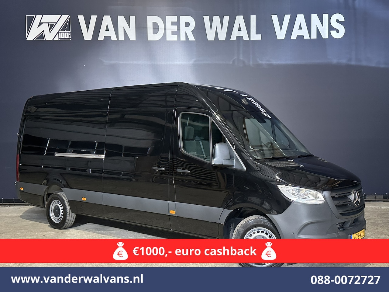 Mercedes-Benz Sprinter - 317 CDI 170pk L3H2 Euro6 Airco | Camera | Apple Carplay | Android Auto Cruisecontrol, Park - AutoWereld.nl