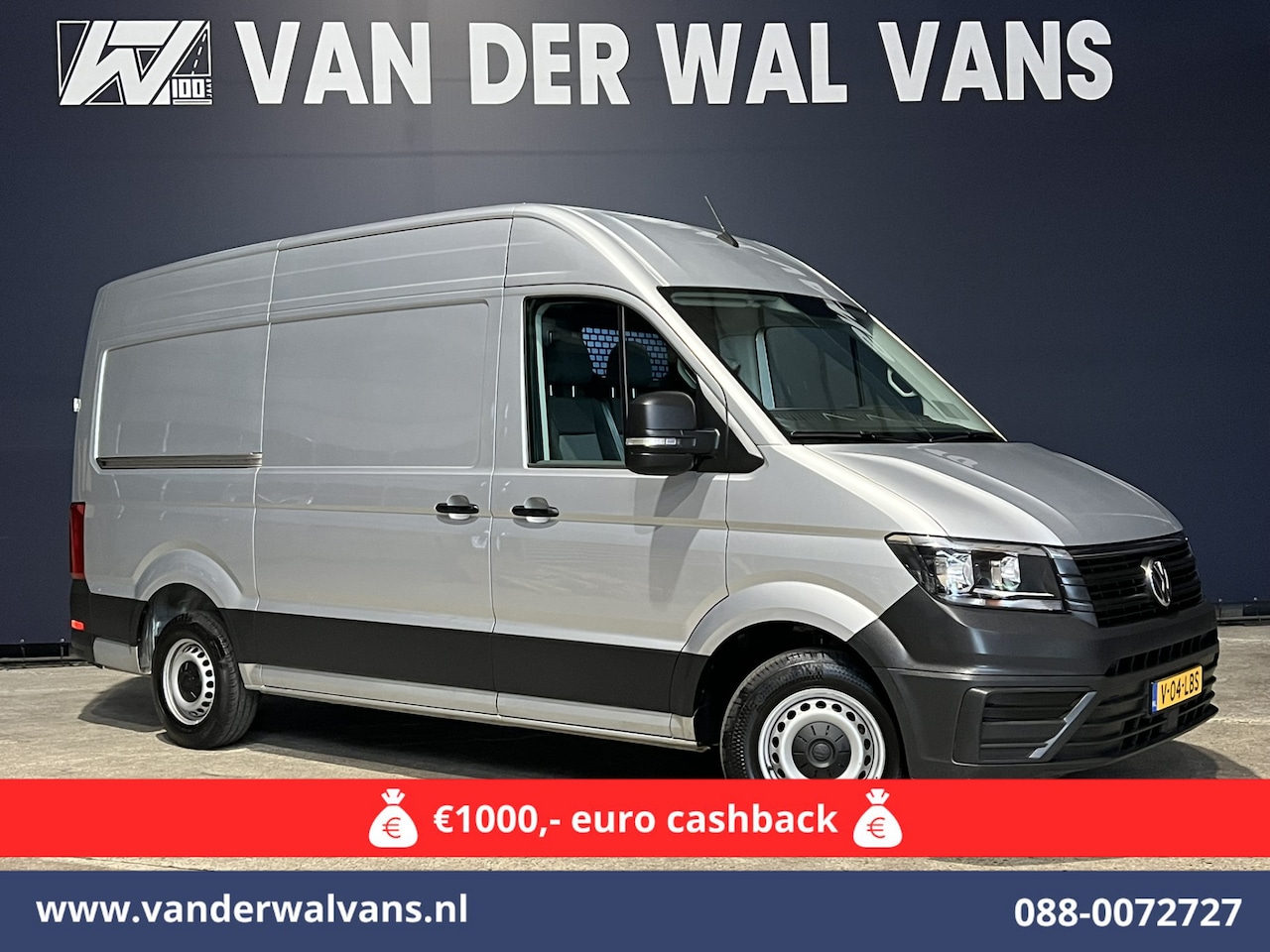Volkswagen Crafter - 2.0 TDI 141pk L3H3 L2H2 Euro6 Airco | Navigatie | Apple Carplay | Cruisecontrol Android Au - AutoWereld.nl