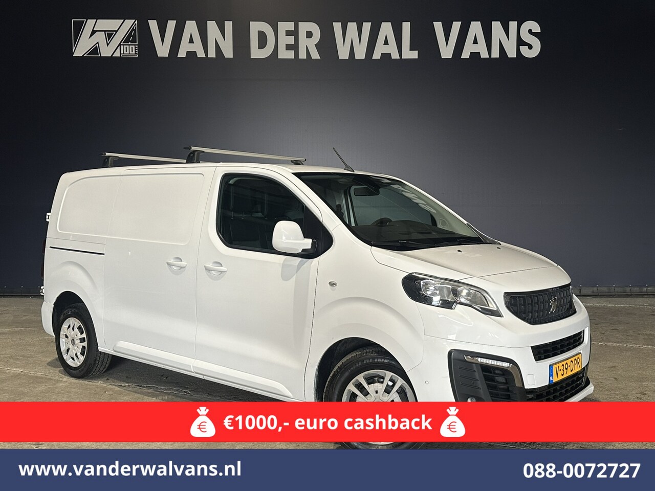 Peugeot Expert - 1.6 BlueHDI Automaat L2H1 Euro6 Airco | 2x zijdeur | Trekhaak | Camera | Apple Carplay | A - AutoWereld.nl