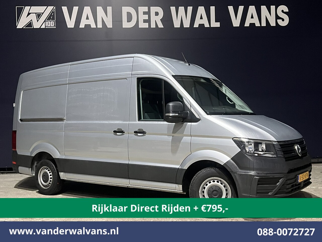 Volkswagen Crafter - 2.0 TDI 140pk L3H3 L2H2 Euro6 *Rijklaar Direct Rijden* Airco | Navigatie | Apple Carplay | - AutoWereld.nl