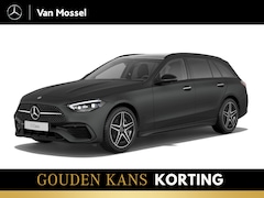 Mercedes-Benz C-klasse Estate - 200 AMG Line / 360Graden-Camera / Stoelverwarming / Night-Pakket / Memory-Stoelen / Panora