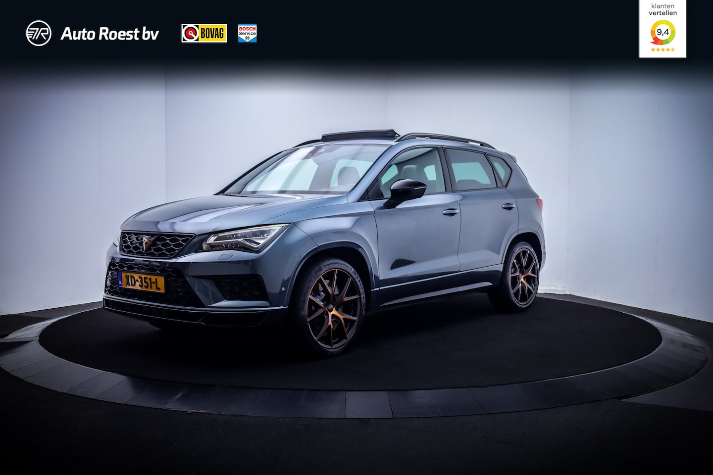 CUPRA Ateca - 2.0TSI 4DRIVE PANO | BEATS | VIRTUAL | 360 CAM | BREMBO | ACC | BLINDSPOT | STOELVERW | EL - AutoWereld.nl