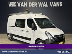 Opel Movano - 2.3 Turbo 150pk L2H2 Dubbele Cabine Inrichting Euro6 Airco | Imperiaal | 2500kg Trekhaak |
