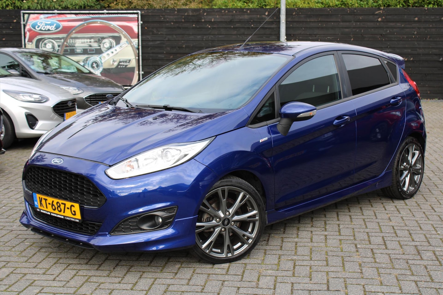 Ford Fiesta - 1.0 EcoBoost 100PK 5D ST Line, 17" Velgen, Camera, zeer volle auto! - AutoWereld.nl