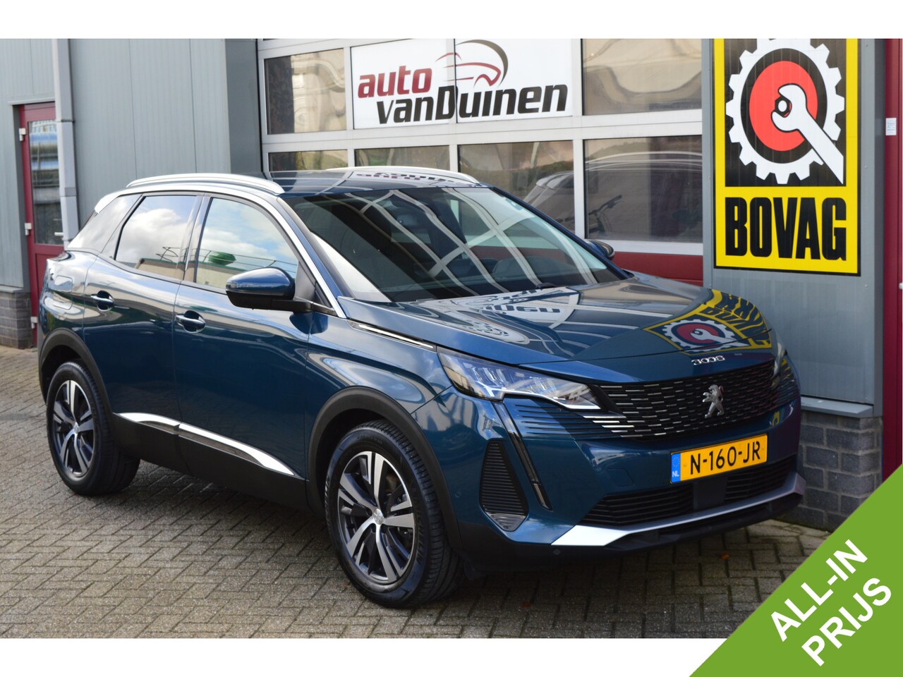 Peugeot 3008 - 1.2 PureTech Blue Lease Allure O.a: Camera, PDC, Keyless, Carplay, Clima, Etc. All-in prij - AutoWereld.nl