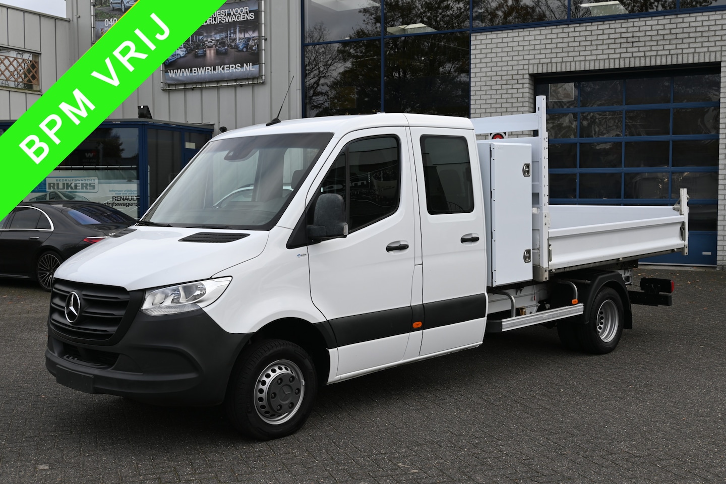 Mercedes-Benz Sprinter - 514 CDI L3 DC Kipper 3500 KG trekhaak, Cruise control - AutoWereld.nl