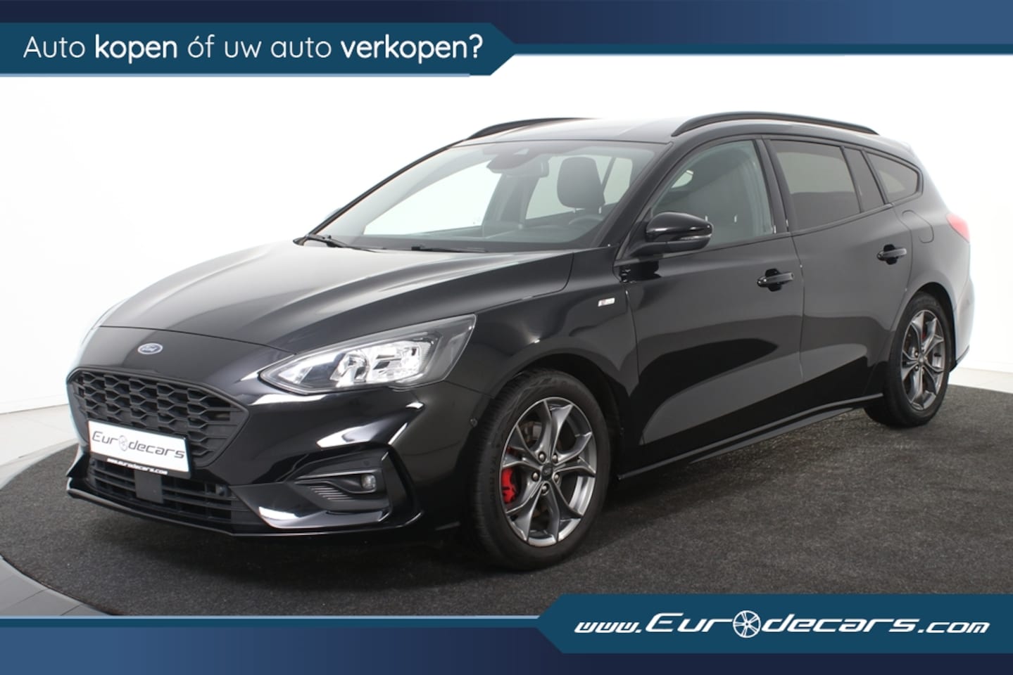 Ford Focus Wagon - 1.0 EcoBoost Hybrid ST Line X *1ste Eigenaar*Leer*Navigatie*Trekhaak* - AutoWereld.nl