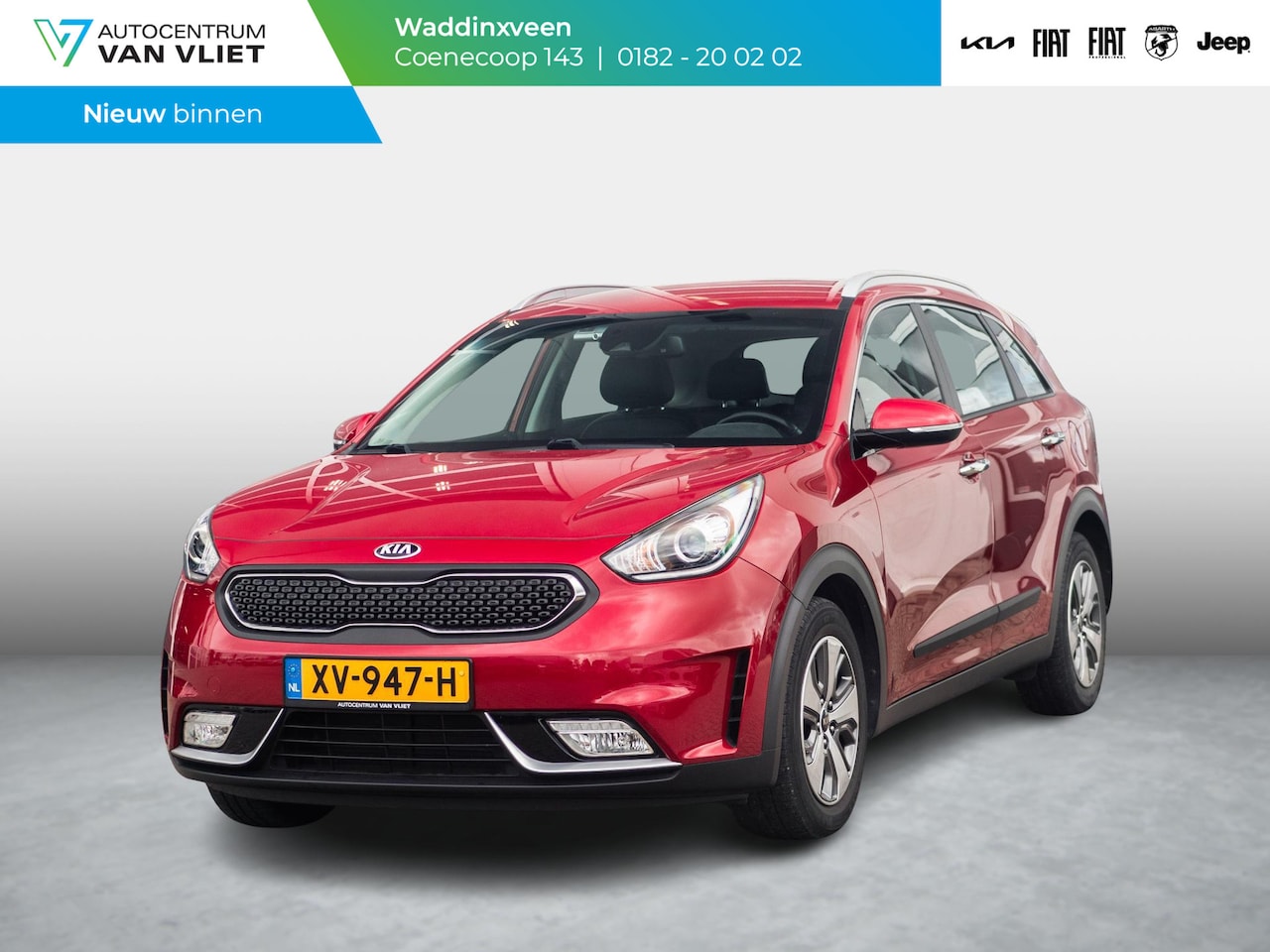 Kia Niro - 1.6 GDi Hybrid DynamicLine | 100% onderhouden | Dashcam | Cruise | Climate | Trekhaak - AutoWereld.nl