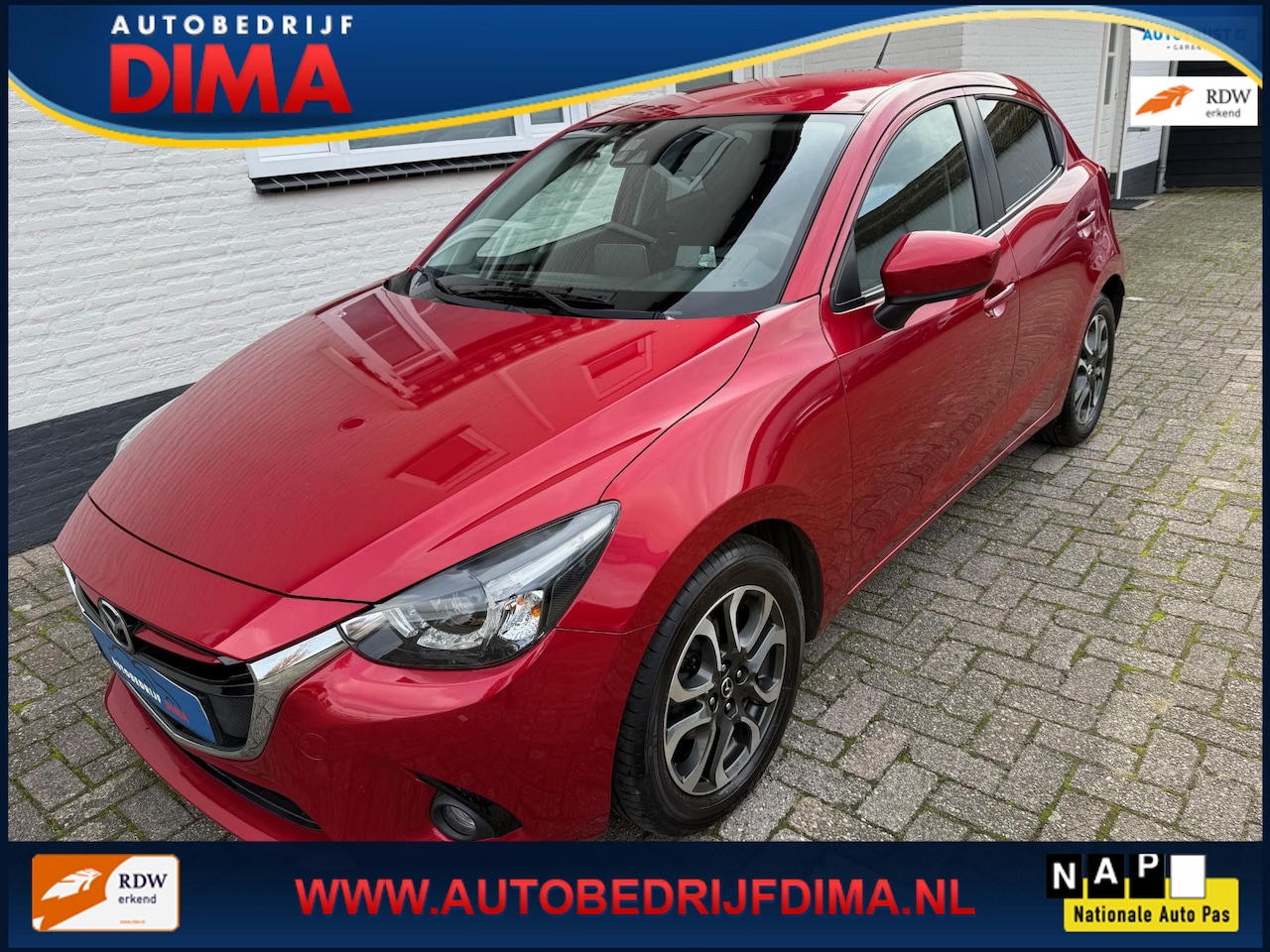 Mazda 2 - 1.5 Skyactiv-G GT-M/ 1e Eigenaar/ Navi/ HUD/ Cruise Control/ ECC/ PDC/ Stoelverwarming/ Ke - AutoWereld.nl