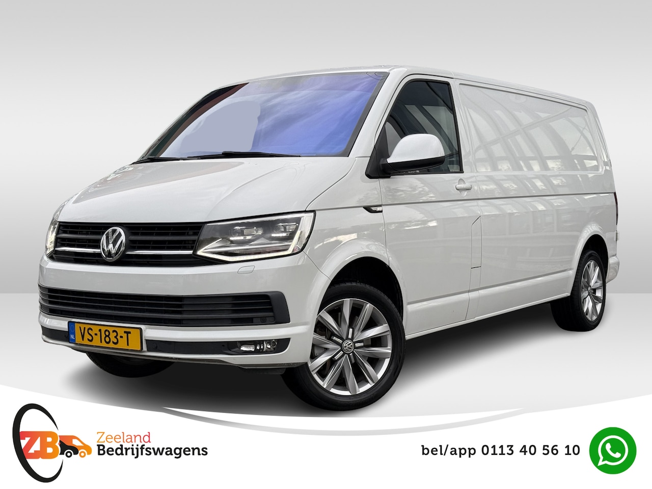 Volkswagen Transporter - 2.0 TDI L2H1 Highline | NL-auto | 1e Eig | Parelmoer wit | LED | Navi | Trekhaak | PDC - AutoWereld.nl