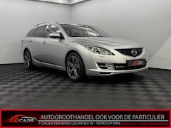 Mazda 6 Sportbreak - 2.5 S-VT Executive Leder, Navi, Memory, Parkeersensoren, Cruise control, Clima, Stoelverwa
