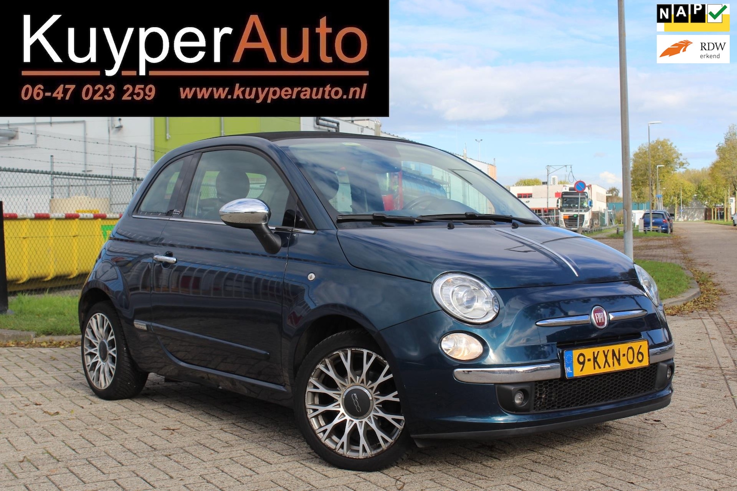 Fiat 500 C - 0.9 TwinAir Lounge cabrio automaat nap 1e eig. - AutoWereld.nl