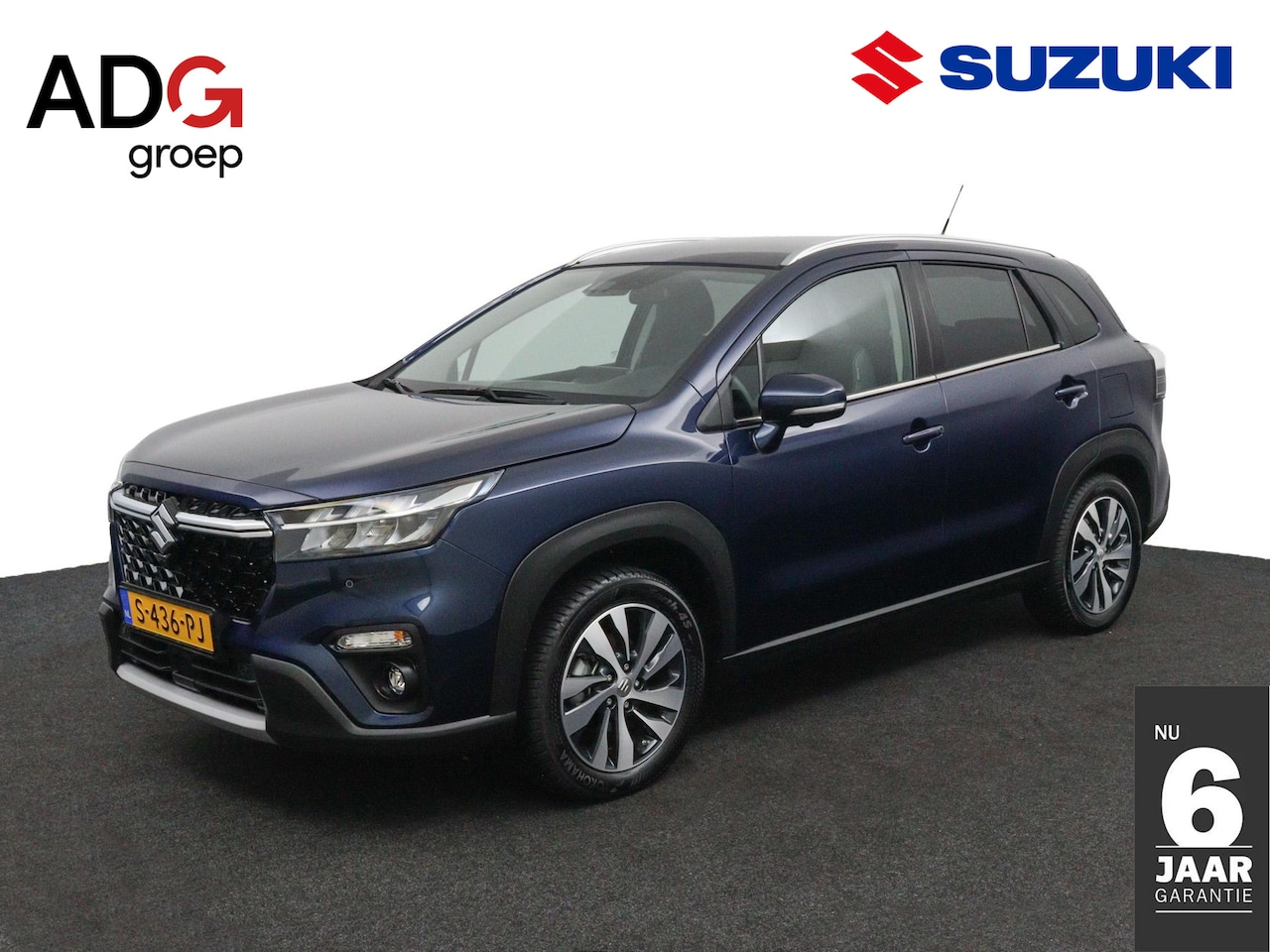 Suzuki S-Cross - 1.5 Hybrid Style | Automaat | Trekhaak | 360 Camera | Lederen\stof bekleding | Navigatie | - AutoWereld.nl