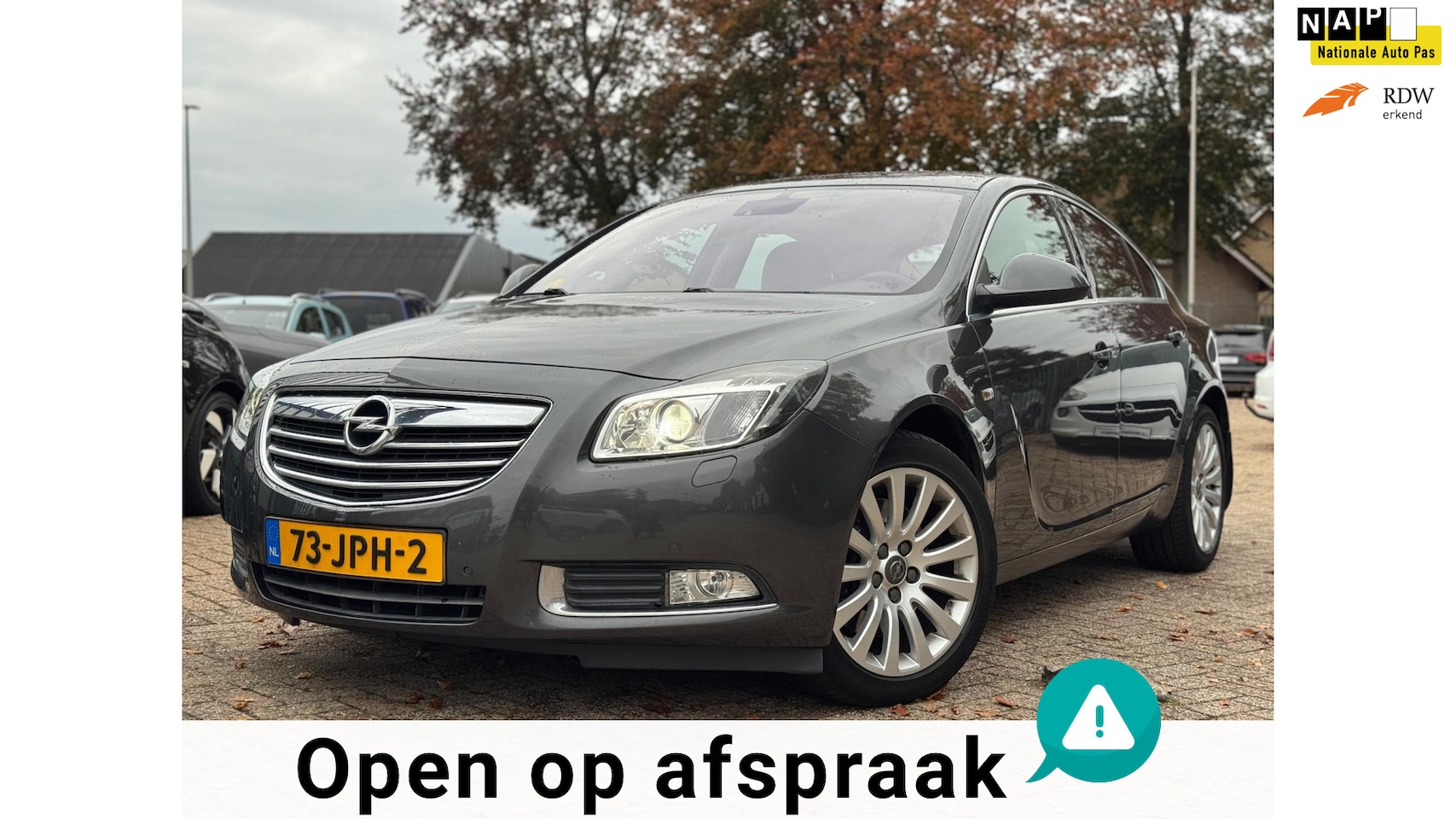 Opel Insignia - 2.8 T Cosmo 4x4 AUTOMAAT NAP NAVI LEDER - AutoWereld.nl