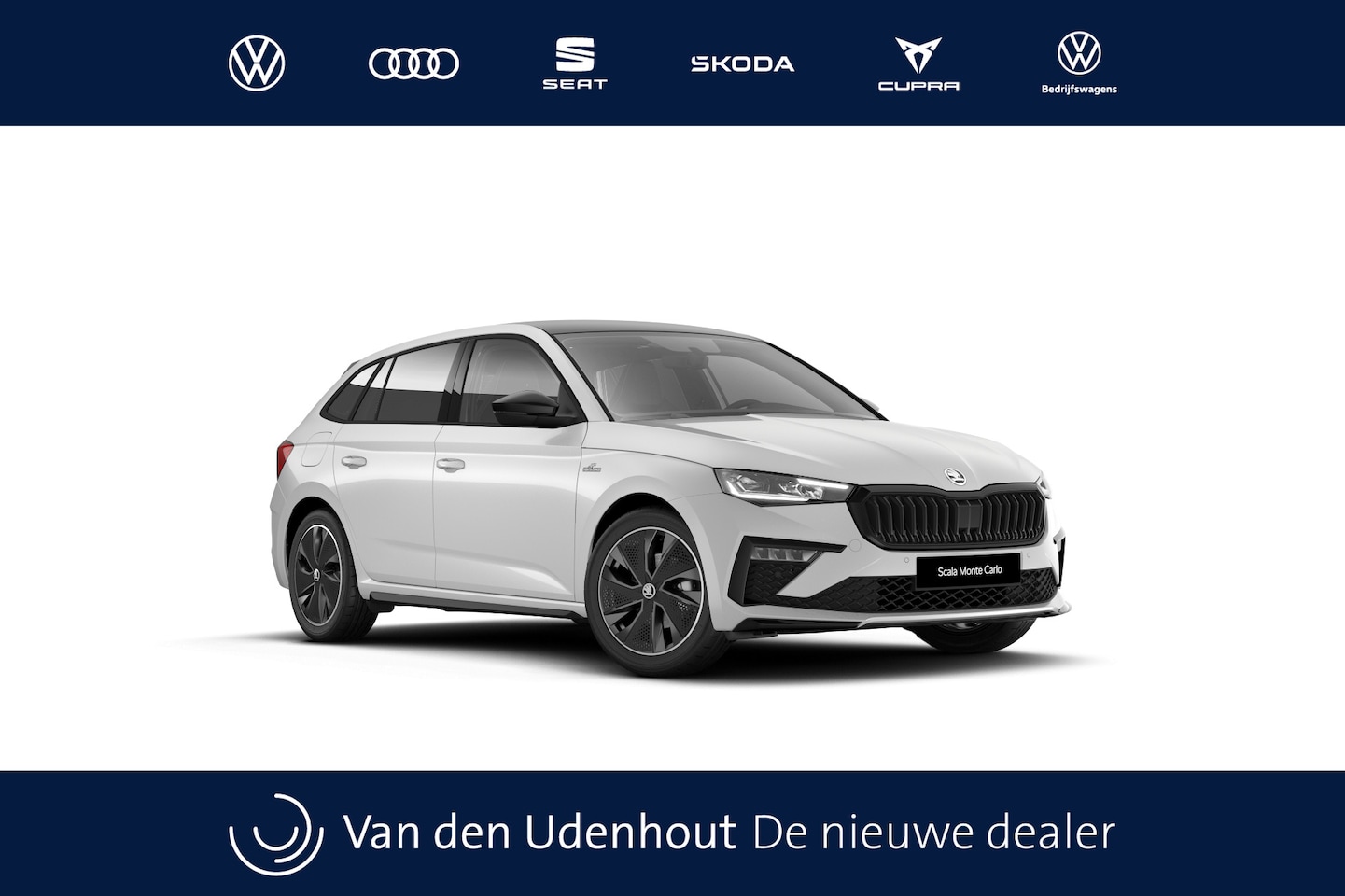 Skoda Scala - 1.0 TSI Greentech 115 6MT Monte Carlo Verwarmbare stoelen voor | Achteruitrijcamera | Virt - AutoWereld.nl