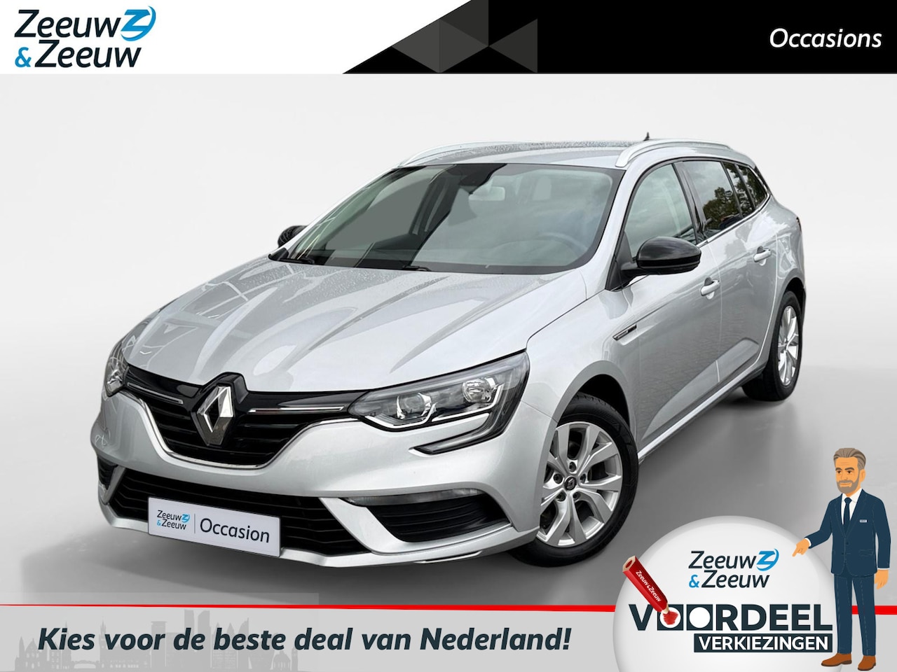 Renault Mégane Estate - 1.3 TCe Limited | Trekhaak | Navigatie | Parkeersens. | - AutoWereld.nl