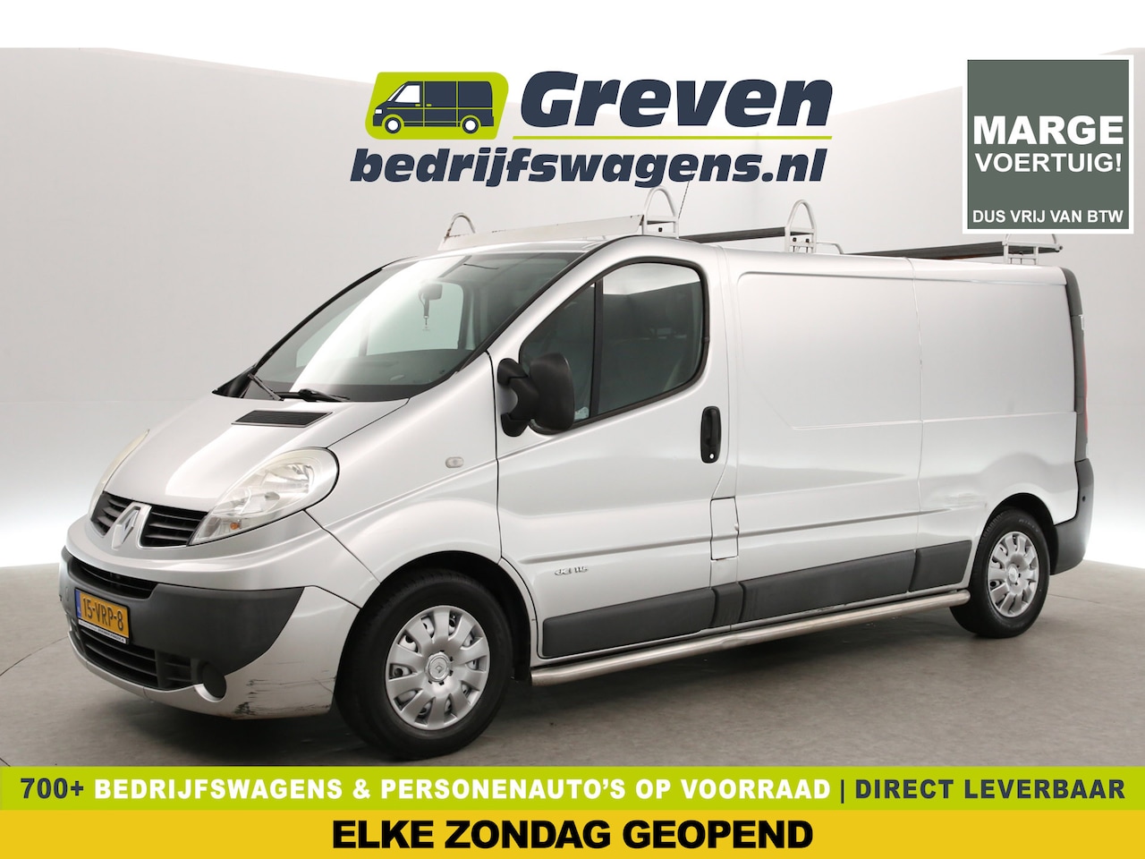 Renault Trafic - 2.5 dCi T29 L2H1 | MARGE | Airco | 3-Zits | Trekhaak | Navi | Parkeersens. - AutoWereld.nl