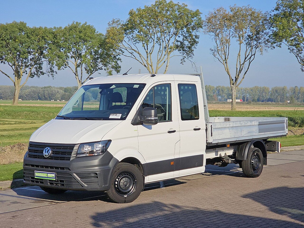 Volkswagen Crafter - 35 2.0 DC L4 Open-Laadbak Trekhaak 140Pk Euro6 Airco! - AutoWereld.nl