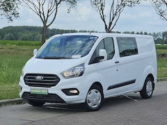 Ford Transit Custom - 2.0 L2H1 Navi Airco Dubbele Cabine Automaat Distronic WP-Inrichting PDC 131 PK Euro6