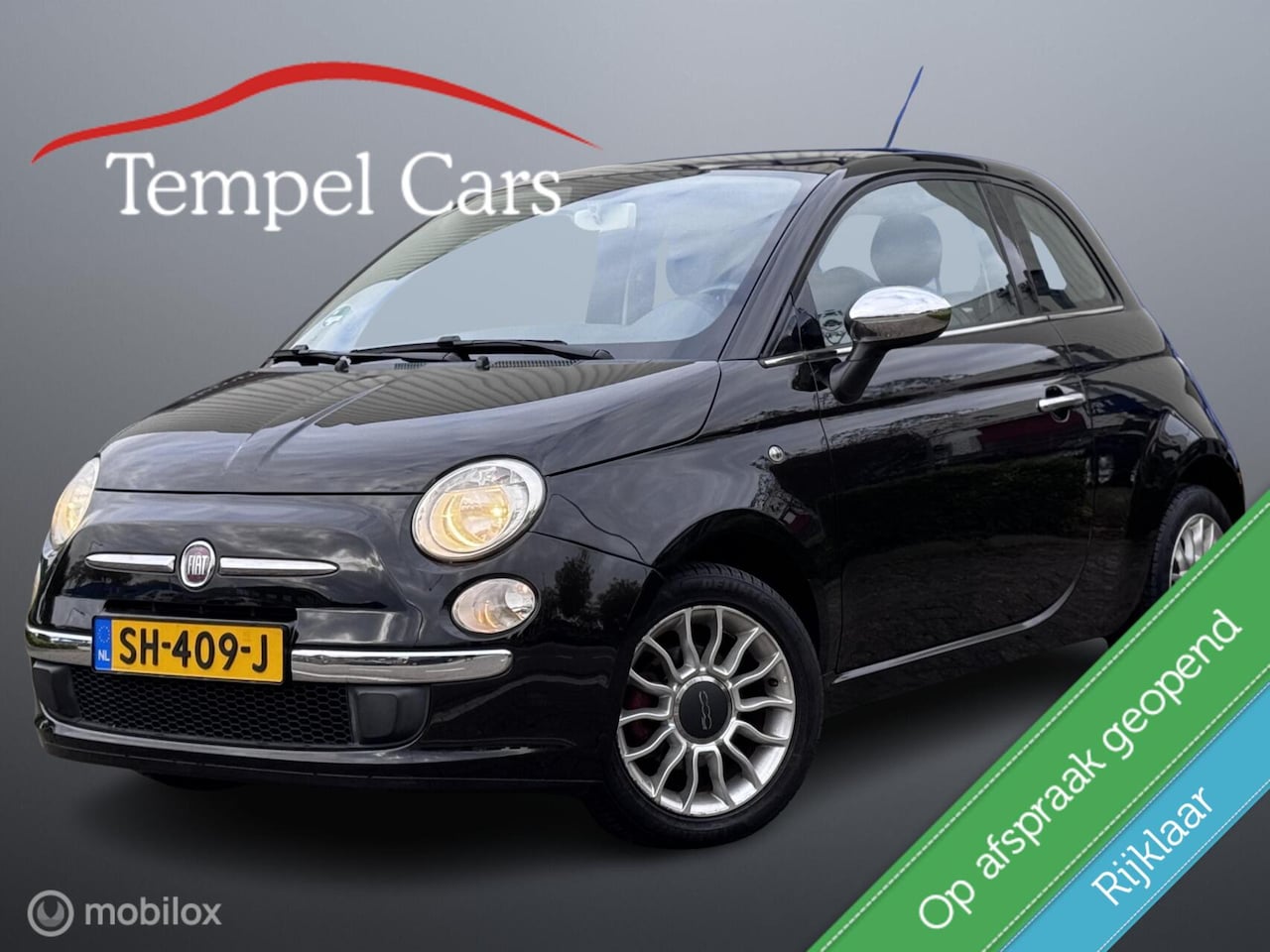 Fiat 500 - 1.4-16V Lounge - Clima - Pano - Refurbished - AutoWereld.nl
