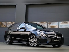 Mercedes-Benz C-klasse Estate - 180 AMG Sport NightPakket Panodak 360View Burmester MemoryZetels Leder19'' Inch NL Auto 92