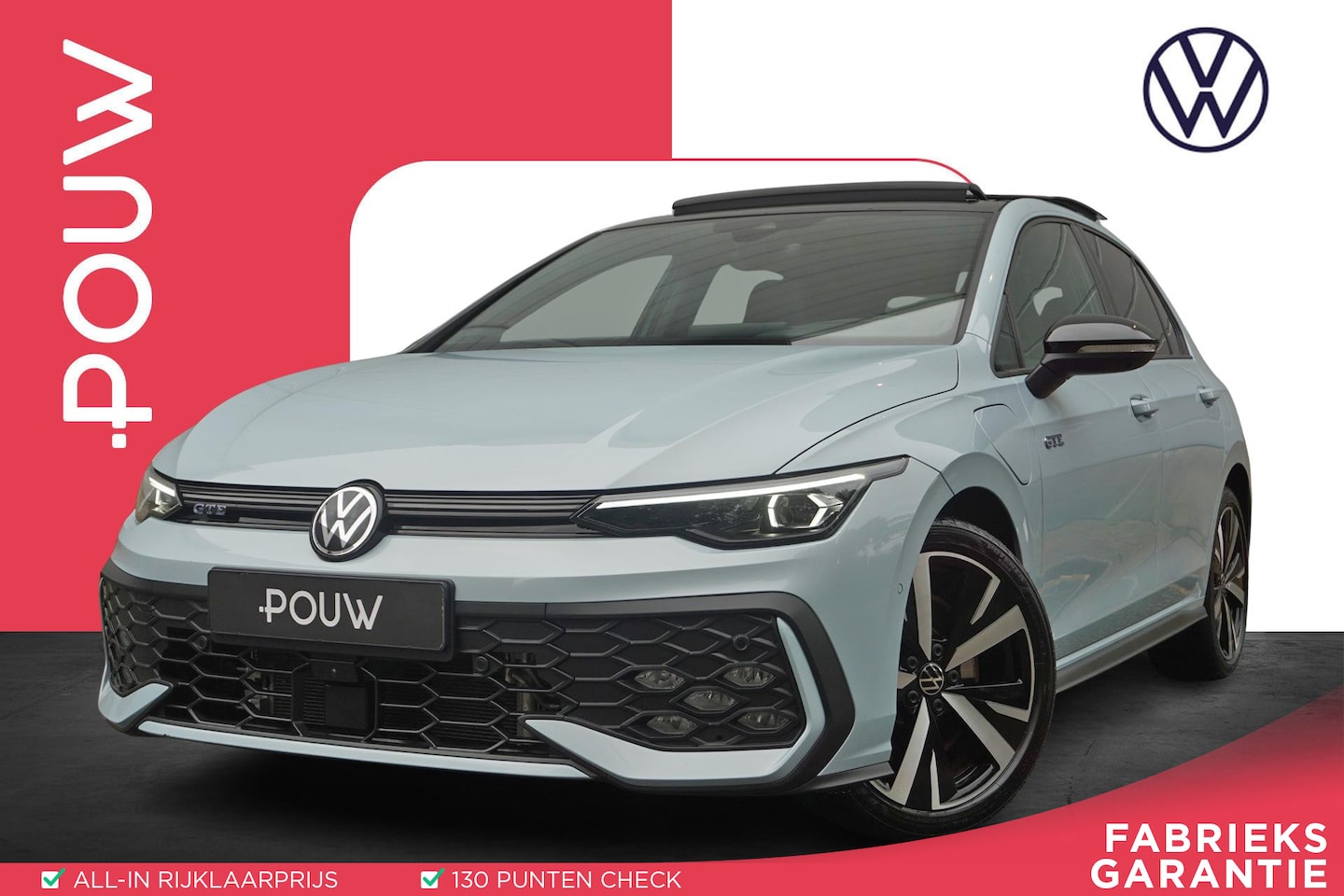 Volkswagen Golf - 1.5 272pk eHybrid GTE | Panoramadak | Adaptief Onderstel | Head-up | 360 Camera | Trekhaak - AutoWereld.nl