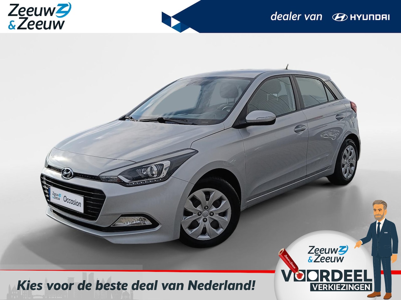 Hyundai i20 - 1.0 T-GDI i-Motion 50.000KM! | ZEER NETTE AUTO! | 1e EIGENAAR | Trekhaak - AutoWereld.nl