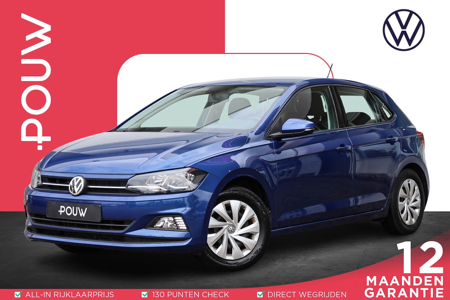 Volkswagen Polo - 1.0 TSI 95pk Comfortline | Navigatie | Airco | Cruise Control Adaptief | Apple Carplay / A - AutoWereld.nl