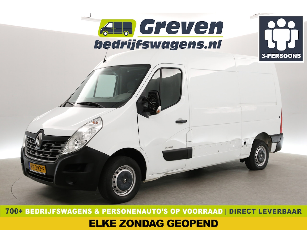 Renault Master - T35 2.3 dCi L2H2 | 3-Zits | Trekhaak | Elektrpakket - AutoWereld.nl