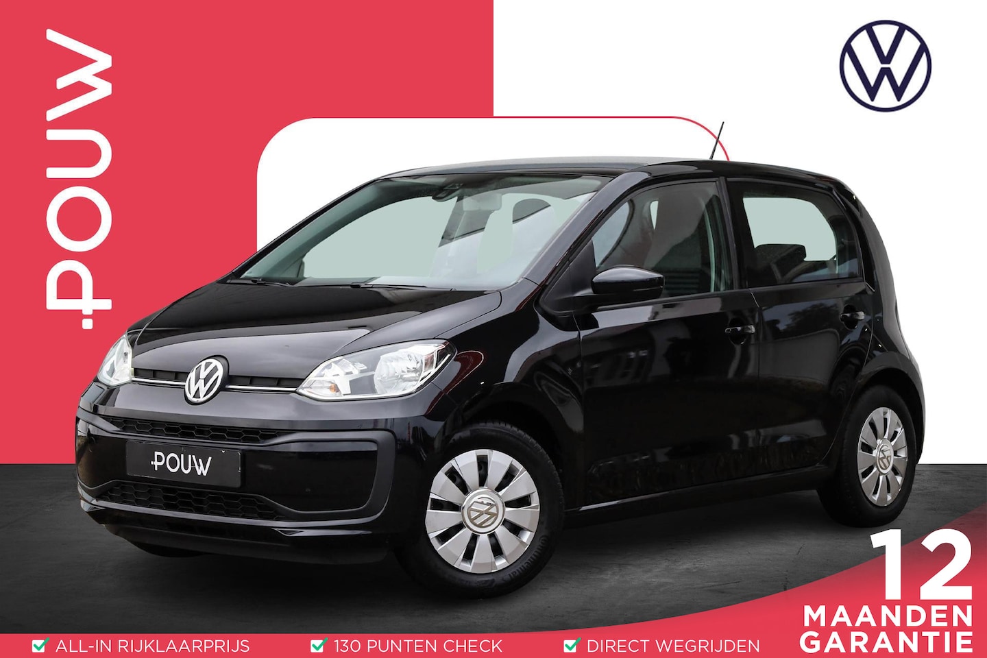 Volkswagen Up! - 1.0 60pk Move up! | Airco | Elektrische Ramen | DAB+ | Bluetooth - AutoWereld.nl