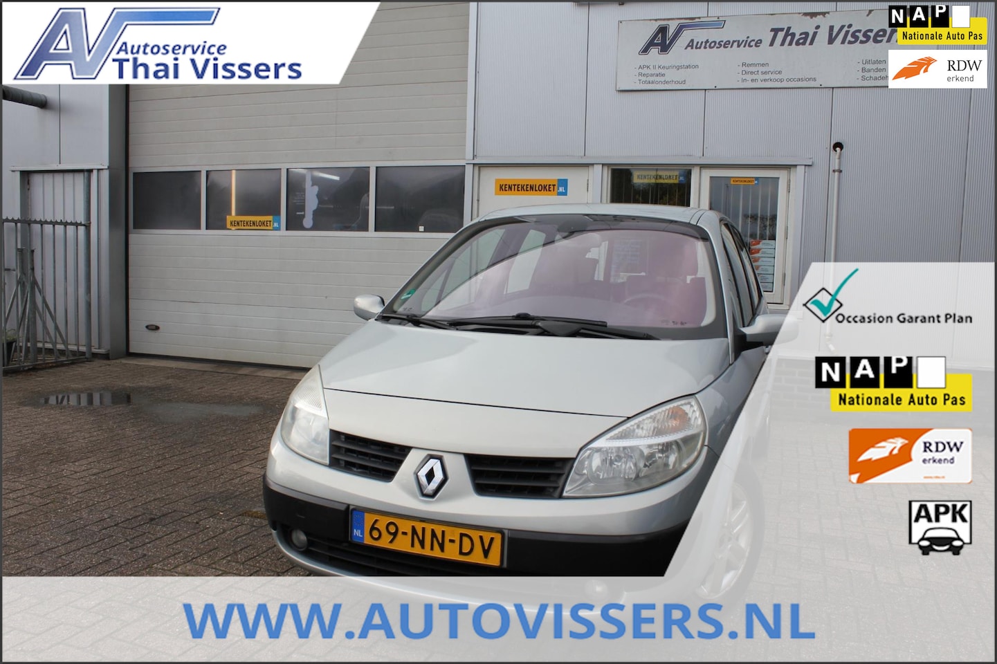 Renault Scénic - 2.0-16V Automaat Airco Elektr pak Apk 13-10-26 - AutoWereld.nl