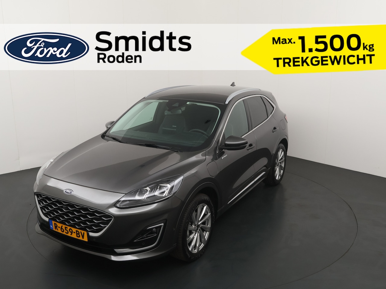 Ford Kuga - 2.5 225PK PHEV Vignale | Trekhaak | Leder | 1e eigenaar | Winter pack | B&O | BLIS | - AutoWereld.nl