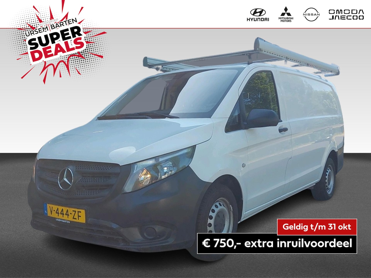 Mercedes-Benz Vito - 111 CDI Lang | Trekhaak | Imperiaal + ladder- rol - AutoWereld.nl
