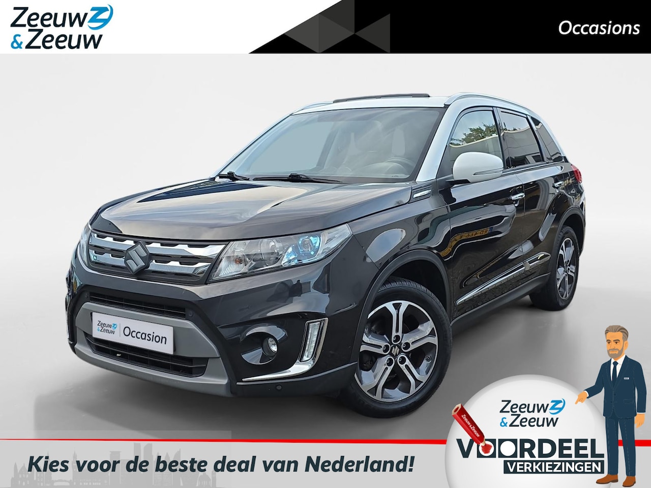 Suzuki Vitara - 1.6 High Executive | Panoramadak | Trekhaak | Navigatie | Stoelverwarming | Achteruitrijca - AutoWereld.nl