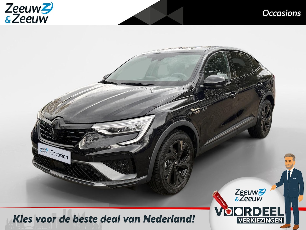 Renault Arkana - 1.6 E-Tech hybrid 145 E-Tech engineered AUTOMAAT AIRCO STOELVERWARMING CLIMATE LM VELGEN E - AutoWereld.nl