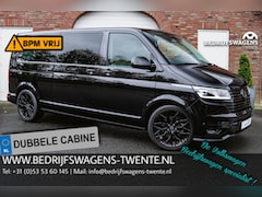 Volkswagen Transporter Caravelle - T6.1 2.0 TDI 204 PK DSG L2H1 A-KLEP ALPINE AUDIO | LED | Leder | Side Assist | BLACK SPECI