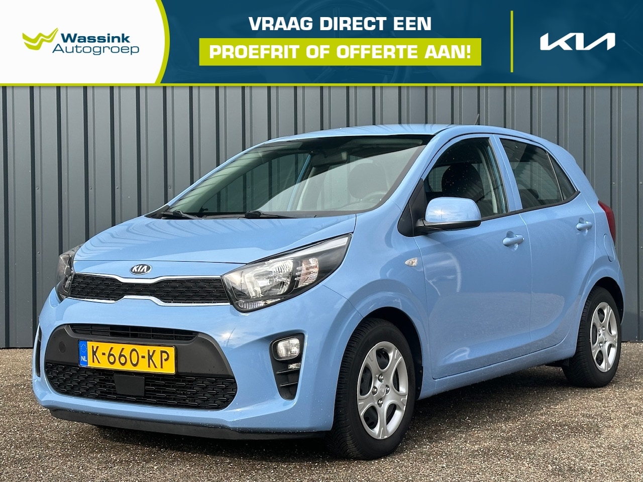 Kia Picanto - 1.0 MPi 67pk 4-zits ComfortLine I All Season I Cruise I Bluetooth I Airco I Multifunctiona - AutoWereld.nl