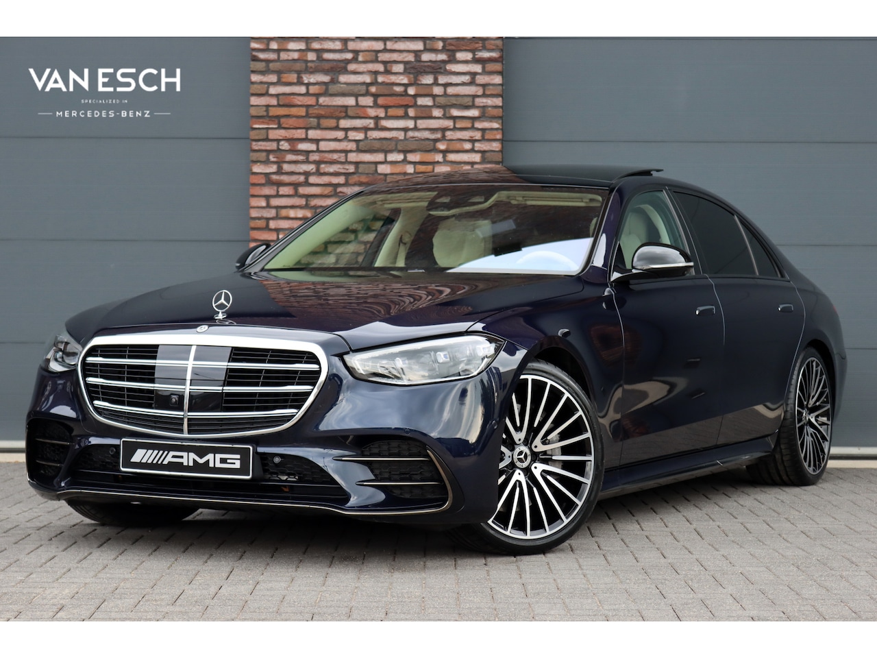 Mercedes-Benz S-klasse - 580 V8 4MATIC Lang AMG Line | Airmatic | Achterasbesturing | Distronic+ | Standkachel | Bu - AutoWereld.nl