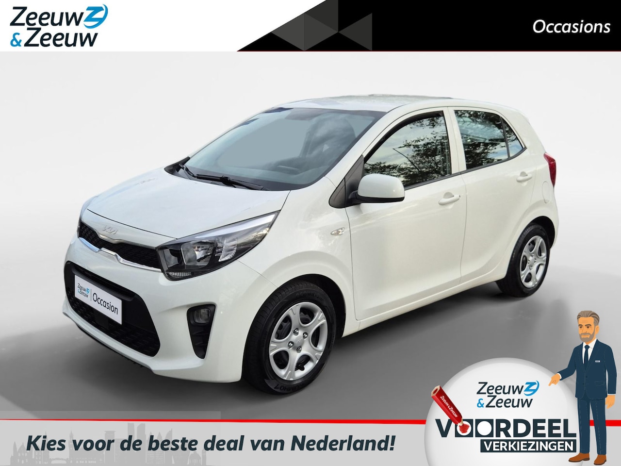 Kia Picanto - 1.0 DPi ComfortLine | Airco | Elektrische Ramen | Cruise Control | Bluetooth | - AutoWereld.nl