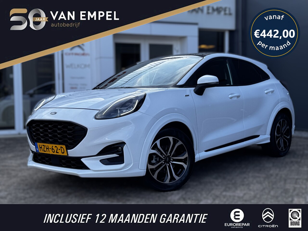 Ford Puma - 1.0 EcoBoost Hybrid ST-Line | 155 PK | Automaat | Panoramadak | Navigatie | Stoel + Stuurv - AutoWereld.nl
