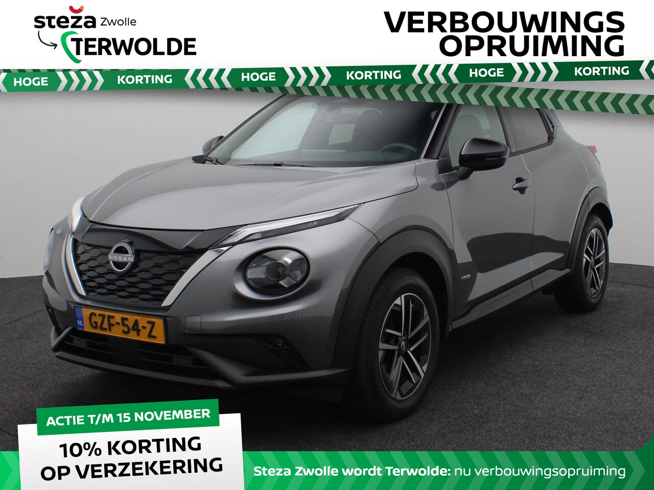 Nissan Juke - 1.6 Hybrid N-Connecta | Navigatie | Parkeercamera | Climate Control | - AutoWereld.nl