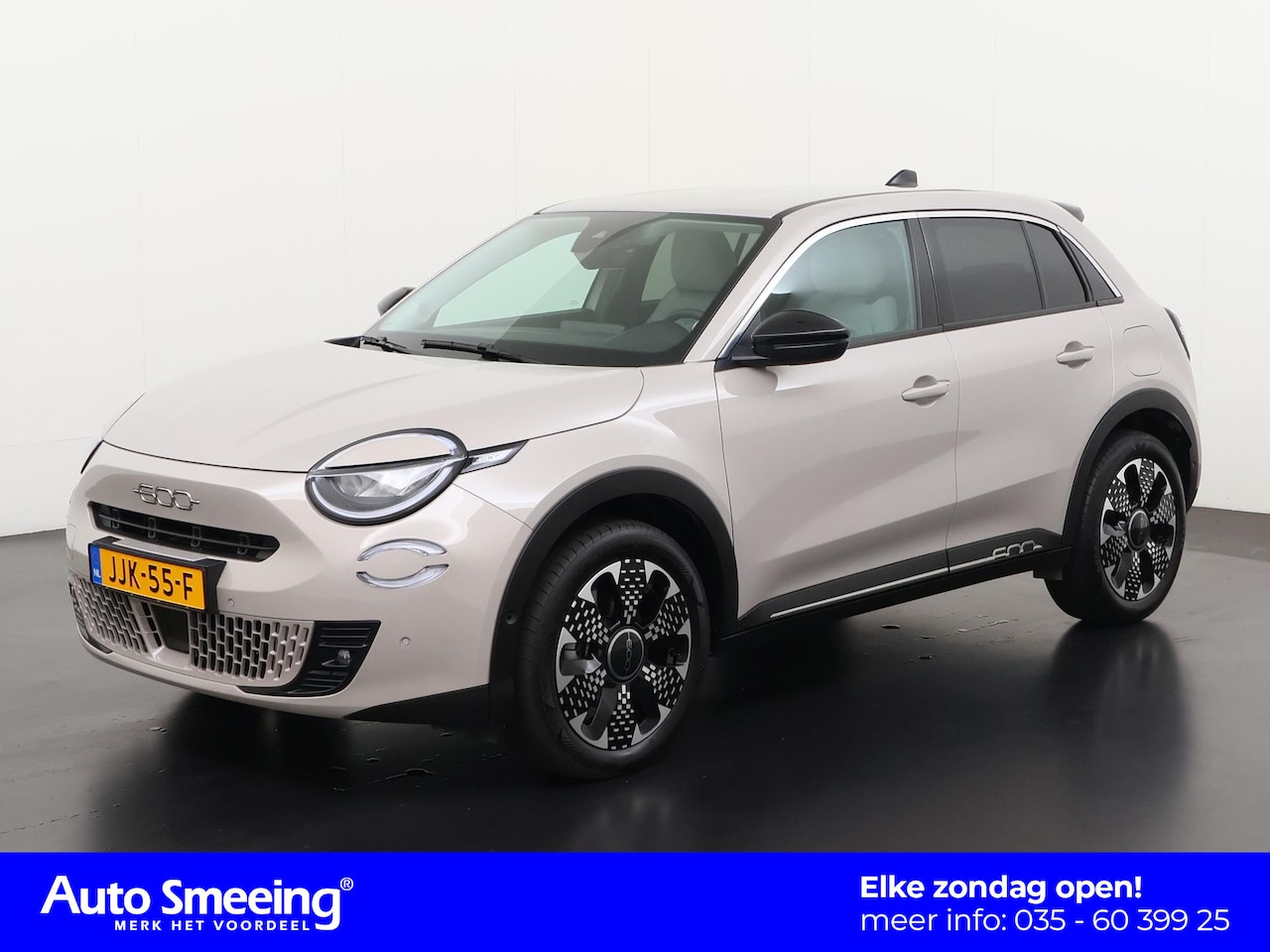 Fiat 600 - 1.2 Hybrid La Prima | Leder | Elektr stoelbediening | Elek achterklep | Zondag Open! - AutoWereld.nl