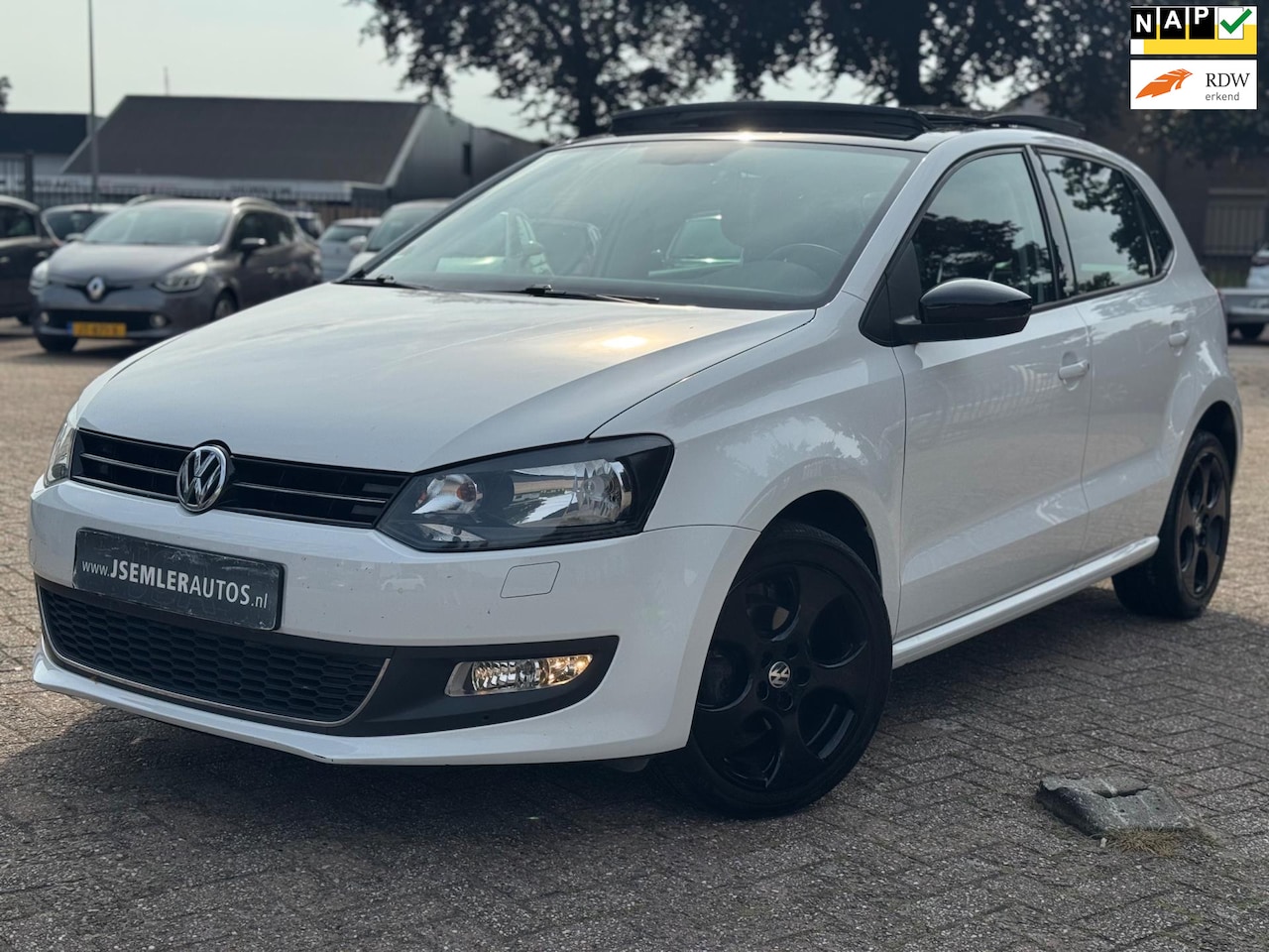 Volkswagen Polo - 1.2 STYLE PANORAMA DAK GTI VELGEN 90DKM AIRCO STOELVERWARMING - AutoWereld.nl