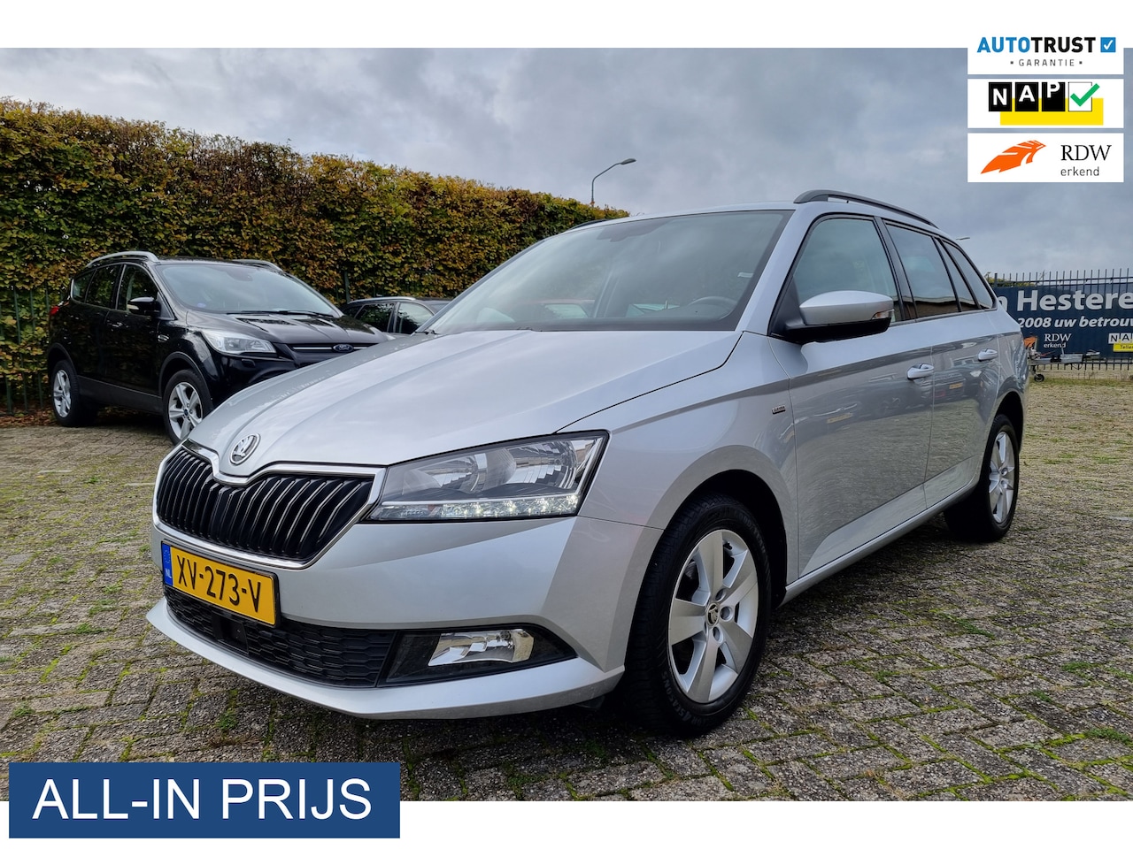 Skoda Fabia Combi - 1.0 TSI Clever ✅COMPLEET ✅CARPLAY ✅TREKHAAK ✅GARANTIE - AutoWereld.nl