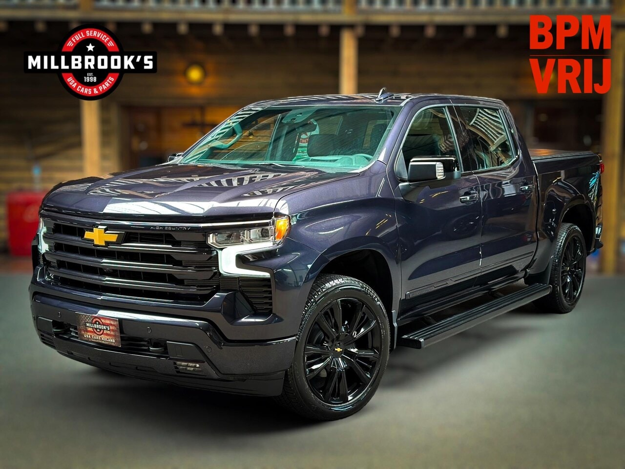 Chevrolet Silverado - USA High Country Black Edition 6.2 V8 420 PK, BPM VRIJ, laadbakcover, Full options - AutoWereld.nl