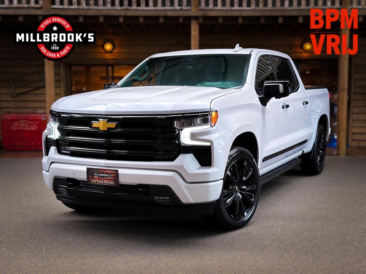 Chevrolet Silverado - High Country 6.2 V8 420 PK, BPM VRIJ, Black edition, full options - AutoWereld.nl
