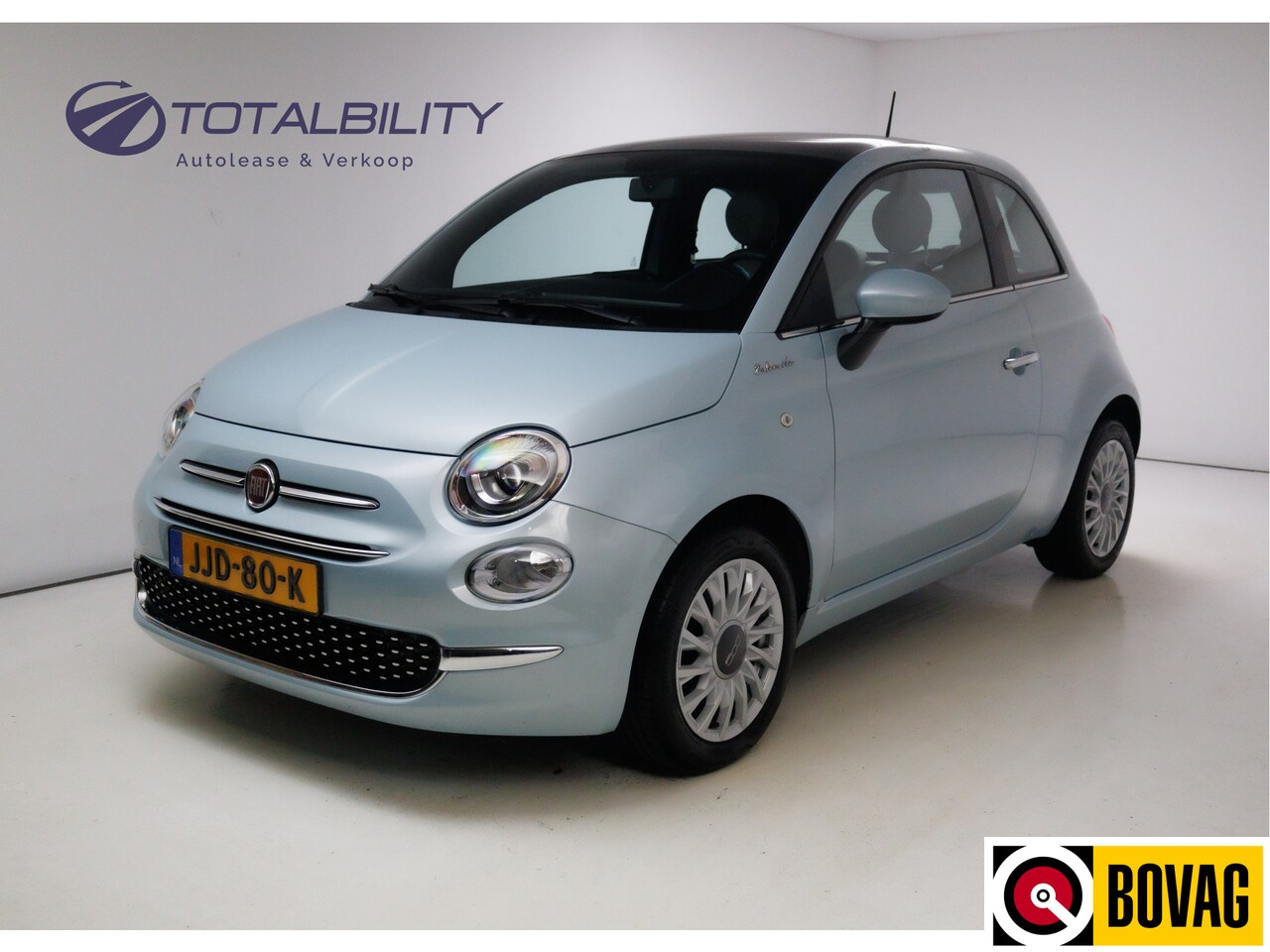 Fiat 500 - 1.0 Hybrid Dolcevita | Panoramdak | Airco | Cruise | Apple carplay / Android auto | PDC ac - AutoWereld.nl