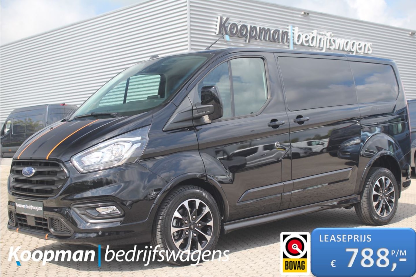 Ford Transit Custom - 320 2.0TDCI 170pk L1H1 Sport DC | Automaat | L+R Zijdeur | Airco | Cruise | Camera | Navi - AutoWereld.nl