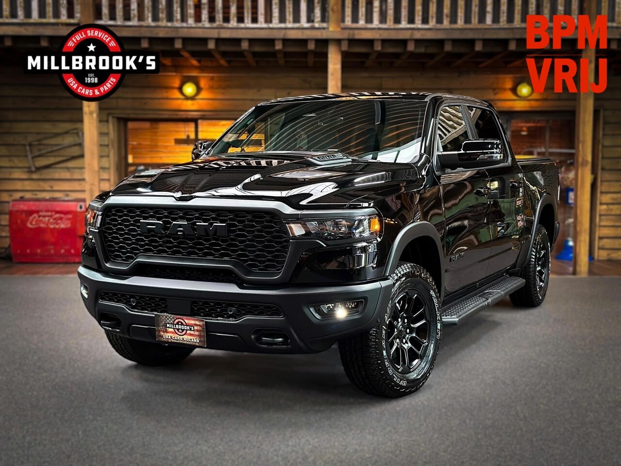 Dodge Ram 1500 - Rebel Night Hurricane 2025 BPM VRIJ, Laadbakcover, Panoramadak, 14.4 inch display, Passen - AutoWereld.nl