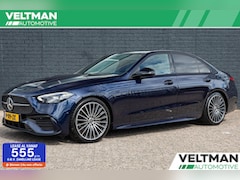 Mercedes-Benz C-klasse - 200 AMG Line PANORAMADAK TREKHAAK LEDER CARPLAY